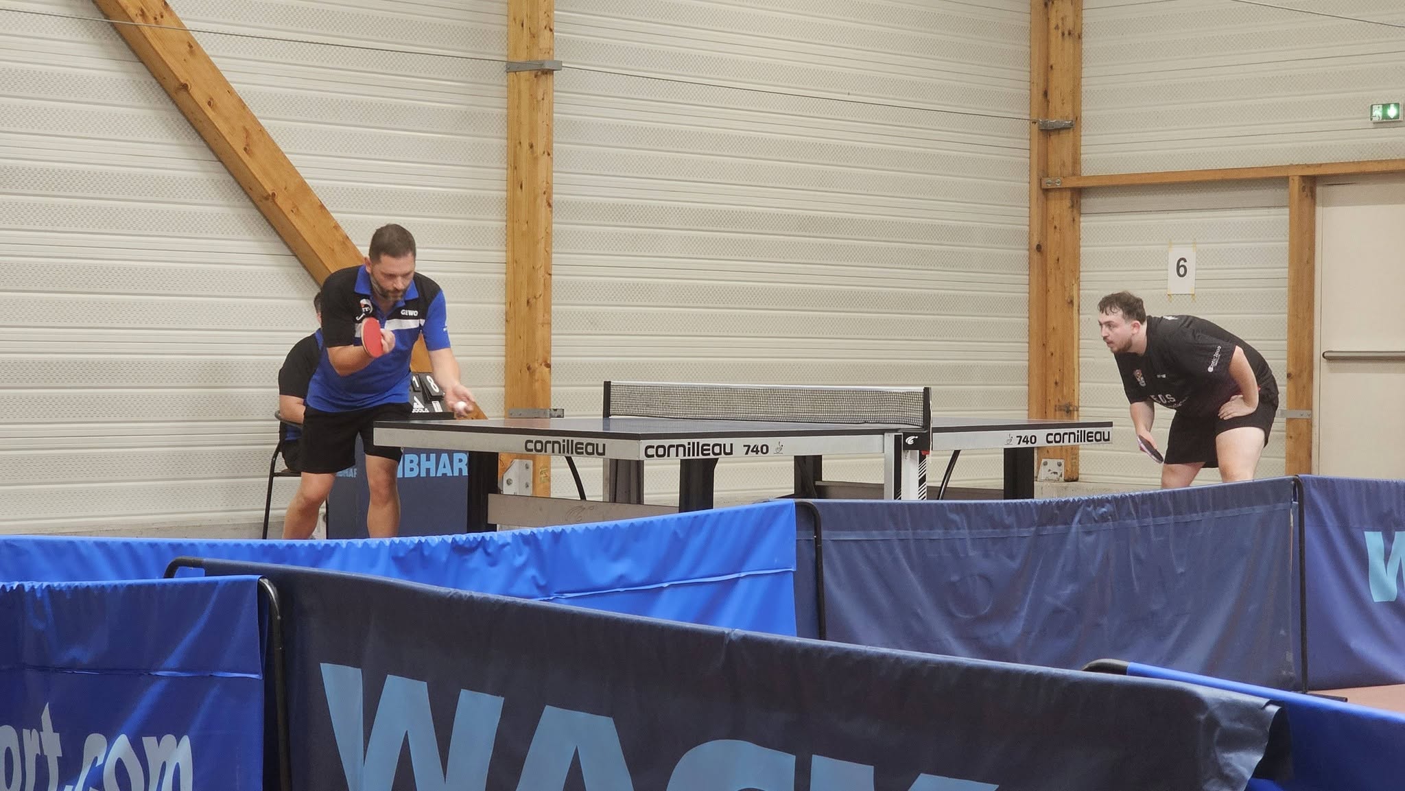 Service en compétition — Journée 7